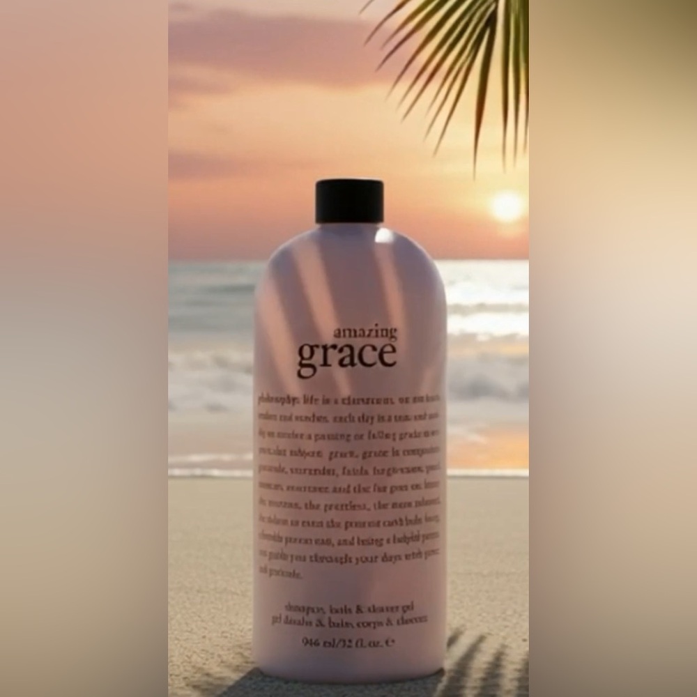Philosophy Amazing Grace Pink Shower Gel 32 oz with pump.
